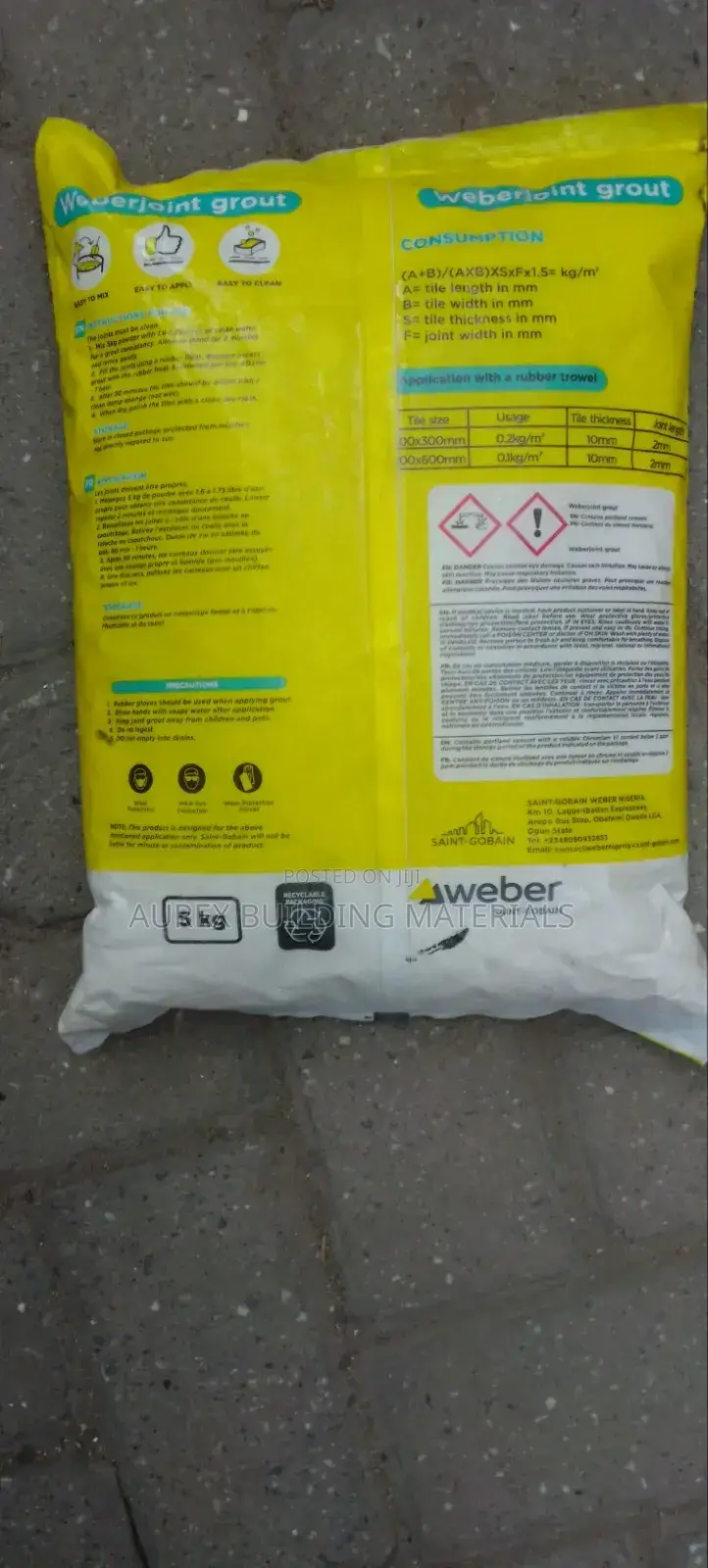 Weber Joint Grout