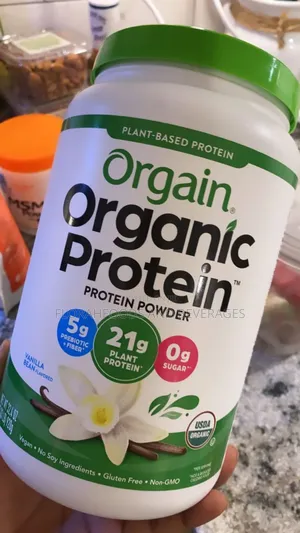 Orgain Organic Plant-based Protein Powder( Vanilla Bean)