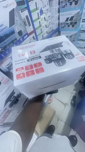 T40 Intelligent Solar PTZ Camera 4 Lens With Panel