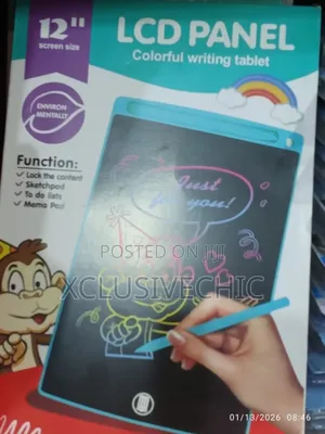 12-Inch Writing Pad + Magic Copybook (4 in 1 Ebook) + Flashcard.