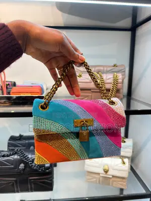 Kurt Geiger London Kensington Vibrant Multi-Colored Bag Authentic 