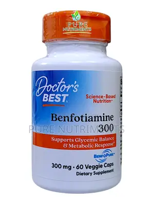Doctor’S Best Benfotiamine 300 Mg –Nerve Blood Sugar Support 60 Caps