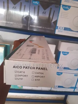 Aico 24 Port Cat 6 Patch Panel