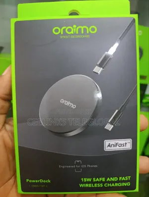 Oraimo Power-Dock 15w Magnetic Wireless Fast Charging-Pad Owh-1151