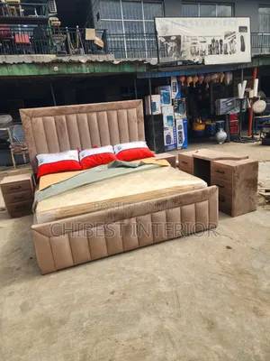 5ft Tall 6by6 Bed Frame With Dresser and Cupboards