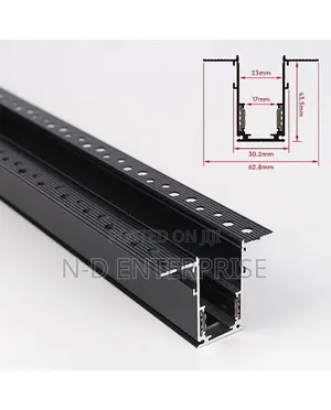 Plastering Flush Mounted Magnetic Rail Track Light
