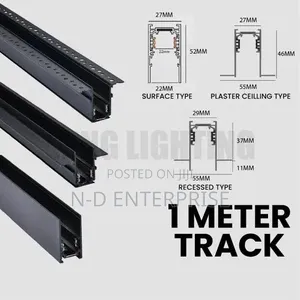 Led Magnetic Track Lights Bar 1m 2m 3mm