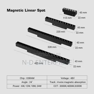 Magnetic Track Light Linear Spotlights