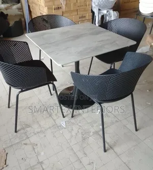 Best Quality Square Marble Top Table With Chairs