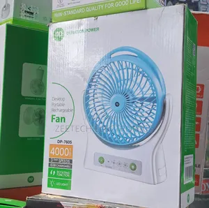 Dp-7605 Rechargeable Table Fan.