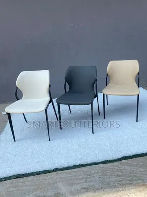 Best Quality Leather Iron Leg Dining Chair