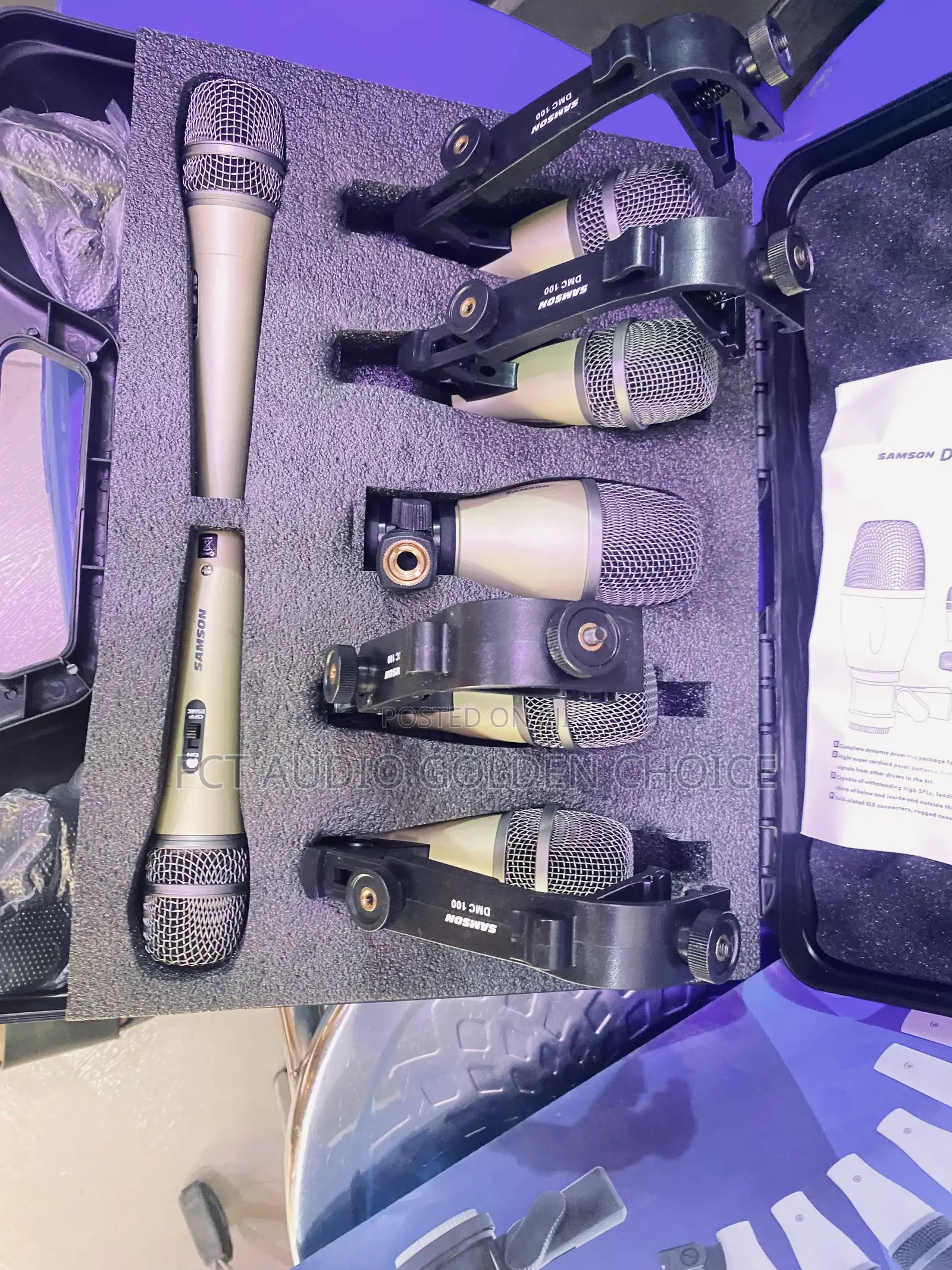 Samson 7set Drum Mic