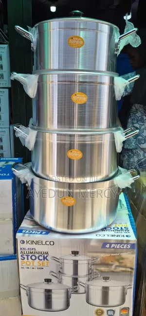 4pcs Aluminum Set of Pot