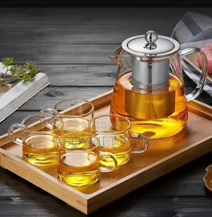 Teapot With A Removable Stainless Steel Infuser And Cups
