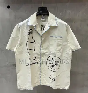 Denim Patchwork Shirt M-5xl