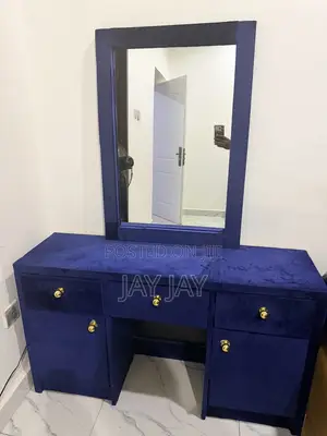 Blue Mirror Dressing Table