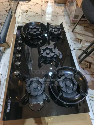 Original Bosch Inbuilt Cabinet Premium Luxury Flips Up 5 Burners Gas