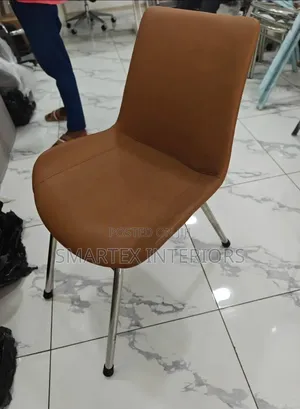 Best Quality Stainless Leg Leather Dining Chair