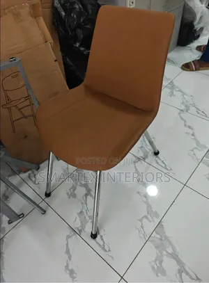 Best Quality Stainless Leg Leather Dining Chair