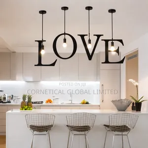 Modern “Love” Letter Chandelier Light Fixture