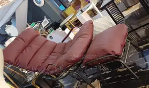 Rocking Relaxing Leather Chair With Footrest
