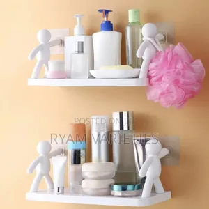 Floating Shelf and Adhesive Storage Shelf