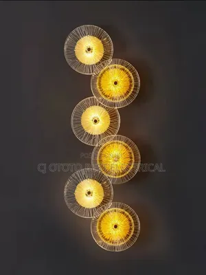 Crystal Glass Wall Light, Available as You Seen Charging Colors