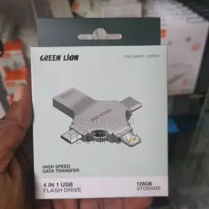 Green Lion 128gb 4-in-1 Usb Flash Drive