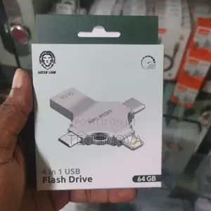 Green Lion 64gb 4-in-1 Usb Flash Drive.
