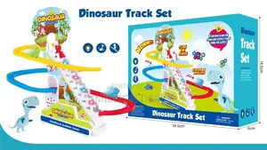 Dinosaur Sliding Toys Electric Climbing Tracks Slide Toy Ages 3+