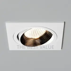 White Body Square Recess Light