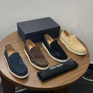 Zegna Suede Loafers