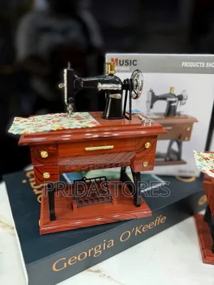 Vintage Sewing Machine Music Box