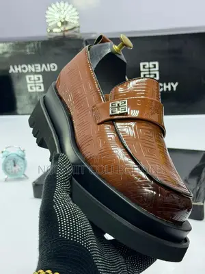 Givenchy Patterned Leather Loafers With Platform Soles