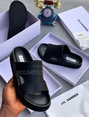 Jil Sander Men's Leather Slides