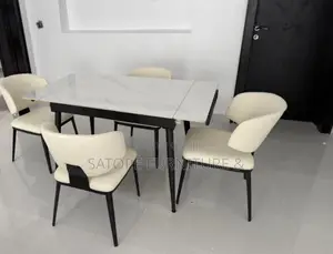 Adjustable 4 Seater Dining Table and Chair
