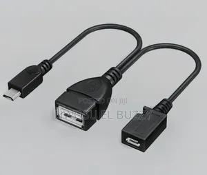 Micro Usb Otg (On-the-Go) Adapter Cable With Power Port. Firestick Etc