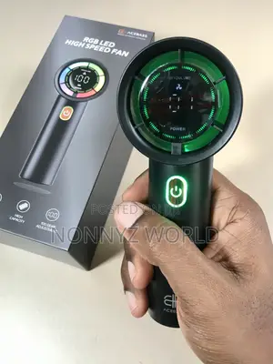 High Speed Rechargeable Hand Fan
