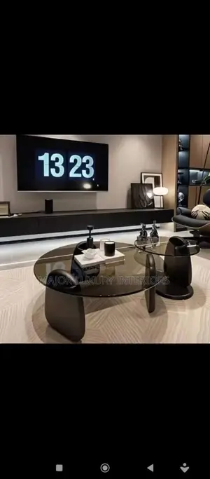 Marble and Glass Foreign Center Table