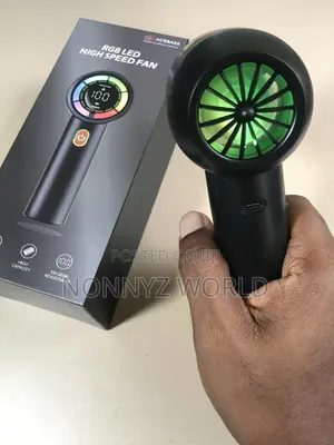 High Speed Rechargeable Hand Fan