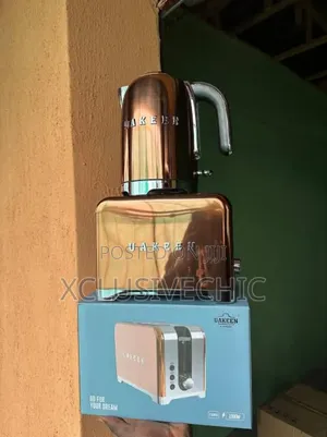 2 In 1 Uakeen Bread Toaster Electric Kettle