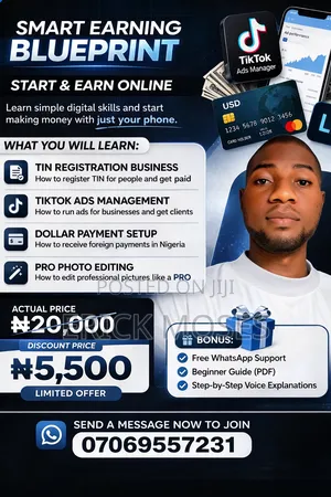 Learn Digital Skill and Start Earning Online (Smart Earnings Blueprint