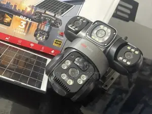 Smart Triple Lens Security Camera With Mobile Access