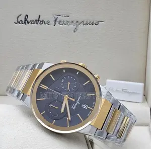 Salvatore Ferragamo Chronograph Men Wrist Watch