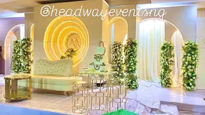 Premium Wedding Decoration With 3d Backdrop