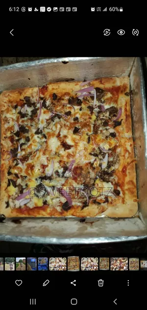 Pizzas Available