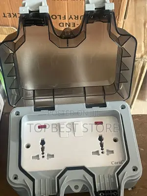 Waterproof Outdoor 13a Twin Double Socket Outside Used