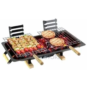 All Steel Hibachi BBQ Charcoal Grill