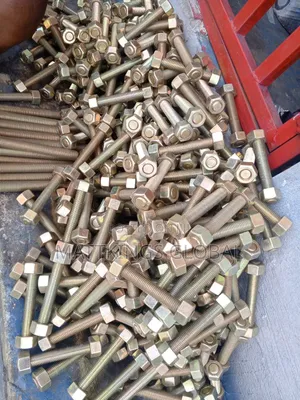 Stud Bolts and Nuts Biocromate Treated 7/8 by 8"