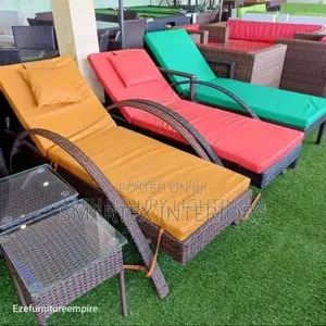 Strong Rattan Swimming Pool Bed